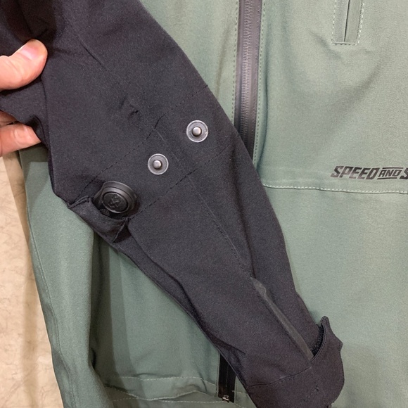 Speed And Strength Fame And Fortune Hooded Motorcycle Jacket Mens US Small - Picture 7 of 16